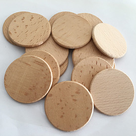 Beech Pine Wooden Boards, Wood Slice, Flat Round