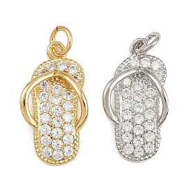 Латунные микро проложить кубического циркония подвески, шлепанцы, с целью перехода в кольце, стойки покрытие, долговечный, без свинца и без кадмия