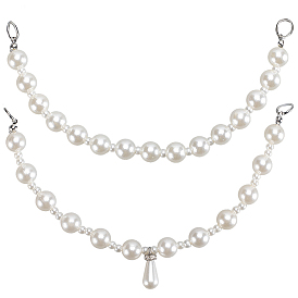 2 наборы пластиковых цепей для обуви с крючком, украшение обуви