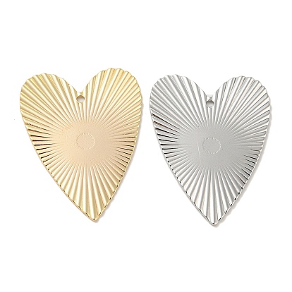 Стойки обшивки латунные подвески, сердце