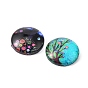 Tree of Life Printed Half Round/Dome Glass Cabochons