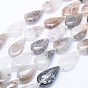 Natural Quartz Beads Strands, Drop