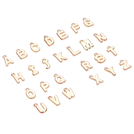 Brass Charms, Alphabet, Letter A~Z