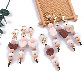 Силиконовые мультяшные подвесные украшения, для дома, автомобиля, сумки, подвесные украшения