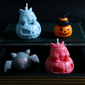 Хэллоуин тема кошка силиконовые формы для свечей, для изготовления свечей