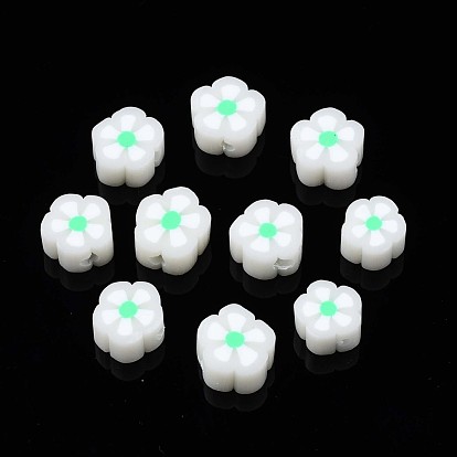 Perles en fimo faits à la main, fleur