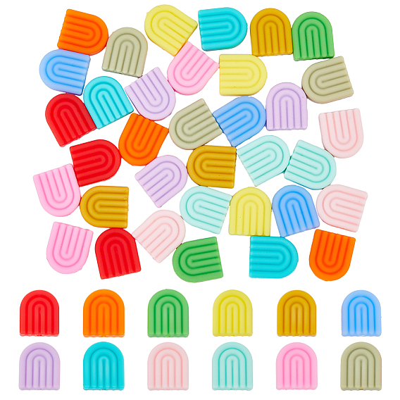 36 шт 12 цвета силиконовые бусины, изготовление ожерелий и браслетов своими руками, арка/радуга