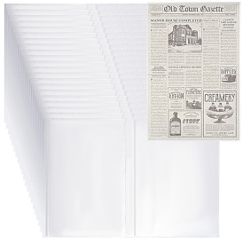 100Pcs PE Plastic Packing Bags, Rectangle