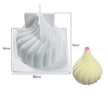 Рельефные столбы diy силиконовые формы для свечей, для изготовления свечей, пищевой силикон, лук