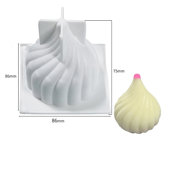Рельефные столбы diy силиконовые формы для свечей, для изготовления свечей, пищевой силикон, лук