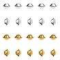 ARRICRAFT Brass Spacer Beads, Bicone