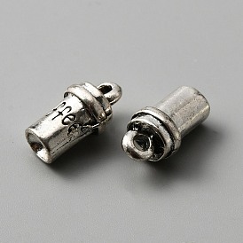 Tibetan Style Alloy Charms, 3D Coffee Cup Charms