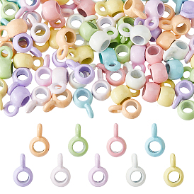 90шт 9 цвета сплава трубчатые дужки