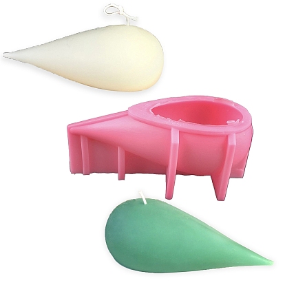 3D Teardrop DIY Silicone Candle Molds, Aromatherapy Candle Moulds, Scented Candle Making Molds