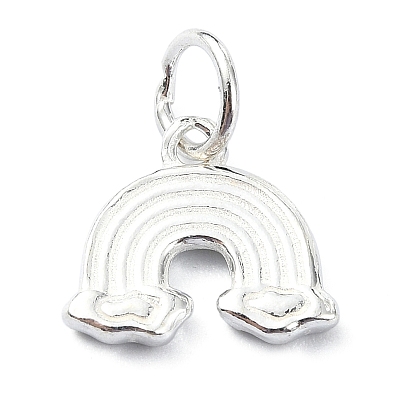 925 серебряные шармы, радуга, с прыжковых колец