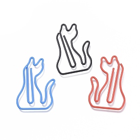 Fox Shape Iron Paperclips, Cute Paper Clips, Funny Bookmark Marking Clips