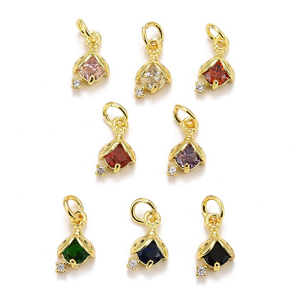 Латунь с микропокрытием, долговечный, реальный 18 k позолоченный, без свинца и без кадмия, цветок