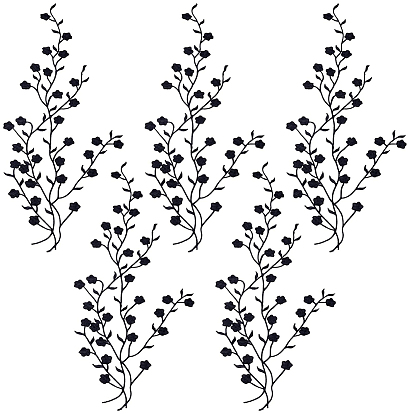 6шт. хлопковые вышивальные украшения, аппликация, цветок