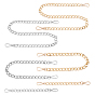Bag Strap Chains, with Aluminum Curb Link Chains and Alloy Swivel Clasps