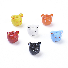 Handmade Lampwork Beads, Cartoon Koala