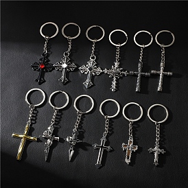 Брелок-крест из цинкового сплава