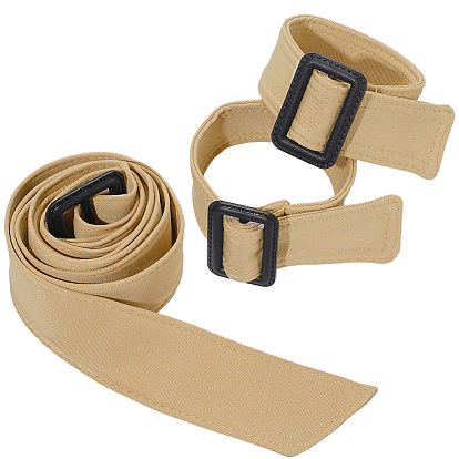 3Pcs 2 Styles Polyester Belts, Chain Belts Replacement