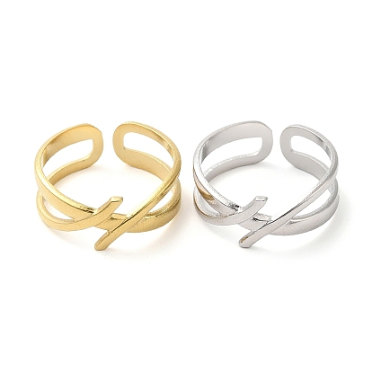 304 полая открытая манжета из нержавеющей стали для женщин