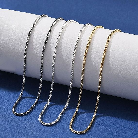 1.5мм латунные цепочки-коробочки