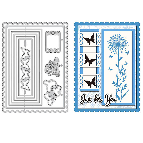 Углеродистая сталь разрезает трафареты, для diy scrapbooking, Фотоальбом, декоративная бумага для тиснения, цвет нержавеющей стали