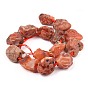Rough Raw Natural Carnelian Beads Strands, Nuggets