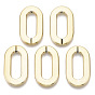 CCB Plastic Linking Rings, Quick Link Connectors, For Jewelry Paperclip Chains, Drawn Elongated Cable Chains Making, Oval