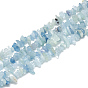 Natural Aquamarine Beads Strands, Chip