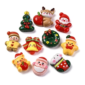 Christmas Theme Resin Cabochons