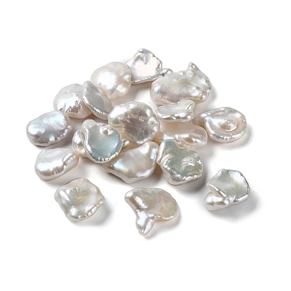 Natural Keshi Pearl Cultured Freshwater Pearl Beads, Baroque Pearls, Undrilled/No Hole, Nuggets