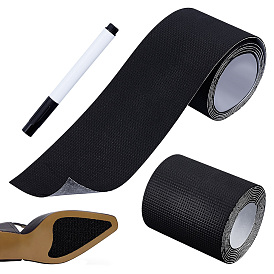 2 рулоны ЭВА противоскользящие накладки для ремонта подошвы обуви, стираемым пластиковым маркером для доски