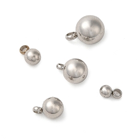 304 Stainless Steel Charms, Ball Charm