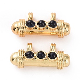 Латунные микро проложить кубического циркония подвески, реальный 18 k позолоченный, без свинца, без кадмии и без никеля, колонка