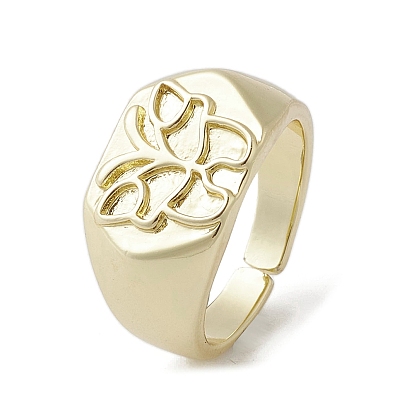 Latón anillos ajustables, sin cadmio y níque y plomo, mariposa