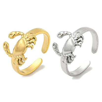 304 открытая манжета из нержавеющей стали, краб