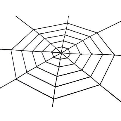Хлопковая паутина для украшения праздничных вечеринок