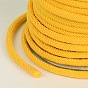 Round Polyester Cords, 4mm, about 21.87 yards(20m)/roll
