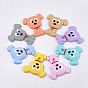 Food Grade Eco-Friendly Silicone Puppy Beads, Beagle Dog