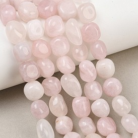 Natural Rose Quartz Beads Strands, Nuggets