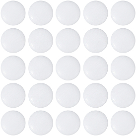 30шт. 1-отверстие пуговицы из искусственной кожи с ножкой, с алюминиевой фурнитурой, плоско-круглые