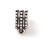 Tibetan Style Alloy Tube Bails, Loop Bails, Hanger Links, Column