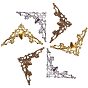 Iron Filigree Joiners Links, Etched Metal Embellishments