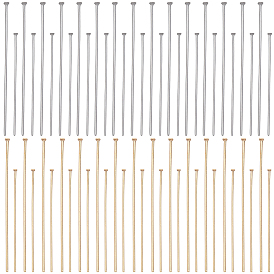 400 шт 4 стили 304 штифты с плоской головкой из нержавеющей стали