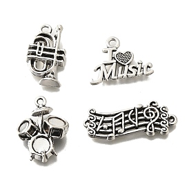 Tibetan Style Alloy Pendants, Cadmium Free & Lead Free, Antique Silver