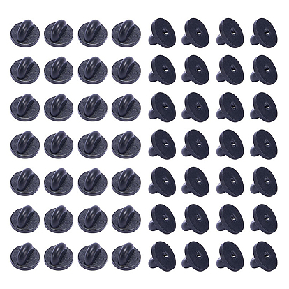 125шт. резиновые застежки для булавок, колпачок штифта подкладки муфты бабочки, значок для галстука, шляпы, броши