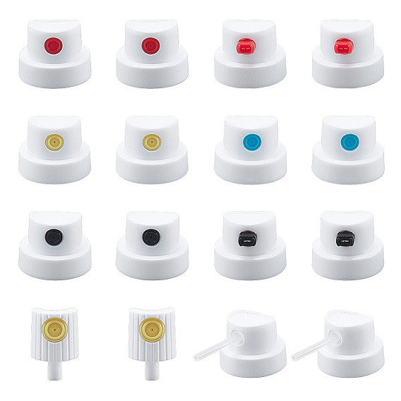 32 шт. 8 сменный колпачок для аэрозольного баллончика из полиэтилена, сменный колпачок для аэрозольного баллончика из полипропилена, насадка для распыления краски